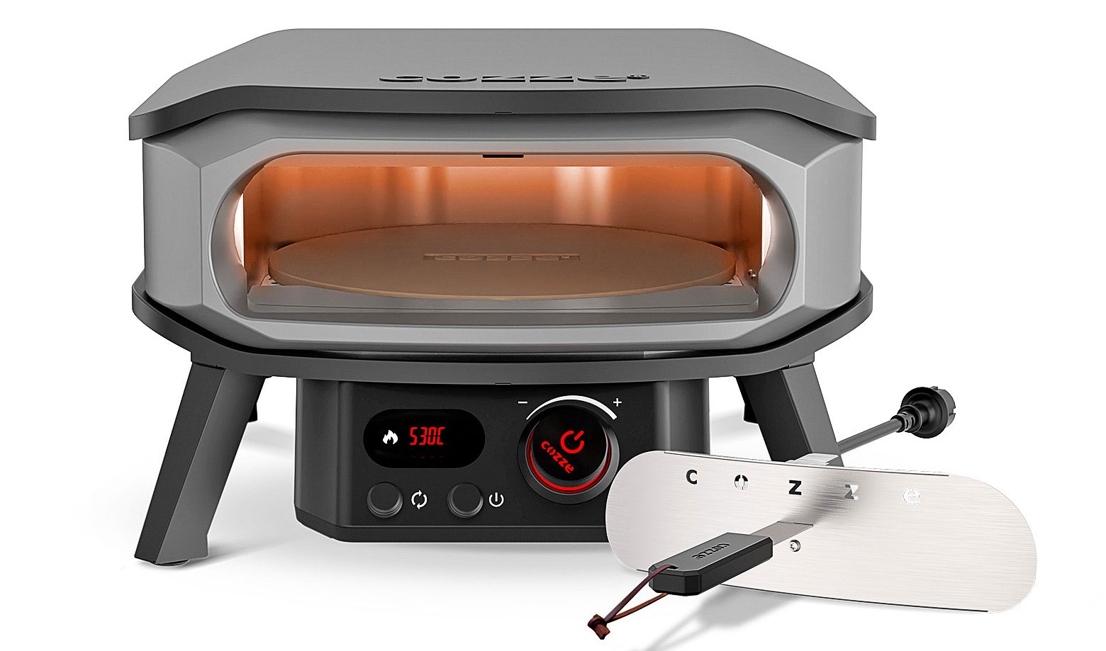 Cozze 13-inch Electric Pizza Oven with Rotating Stone