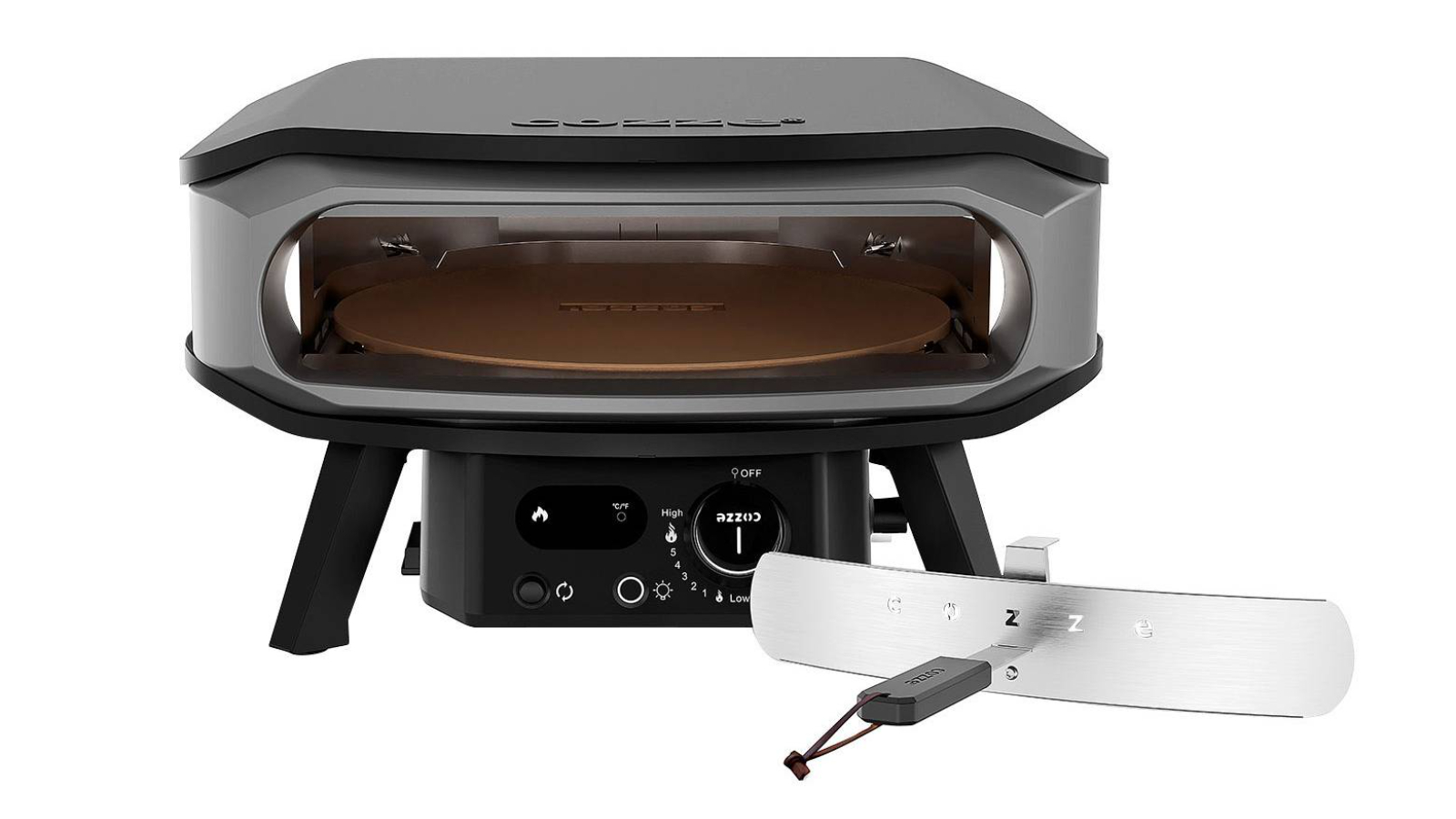 Cozze 17-inch Gas Pizza Oven with Rotating Stone