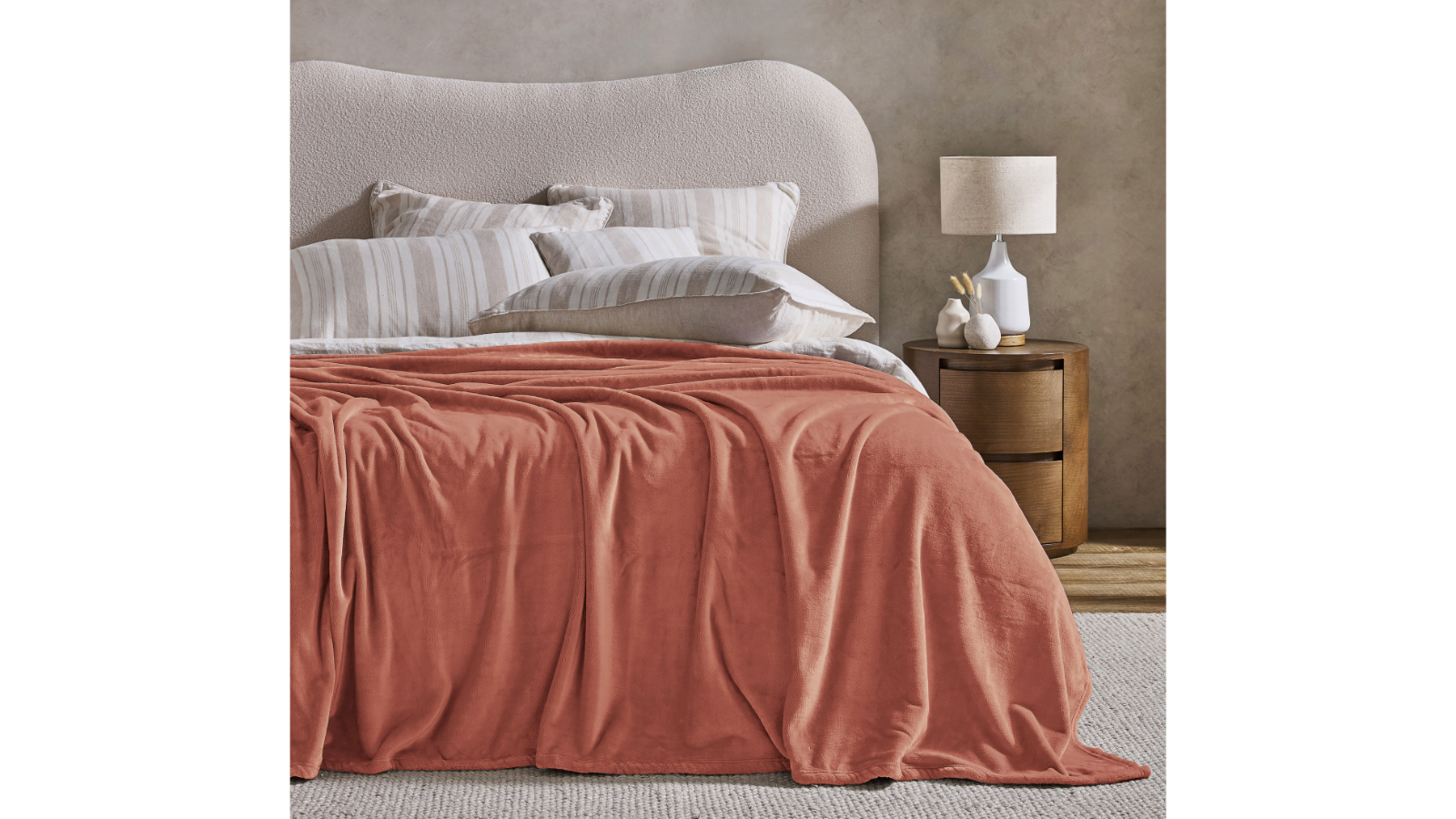 L'Avenue Lifestyle Nordic Luxe Clay Blanket