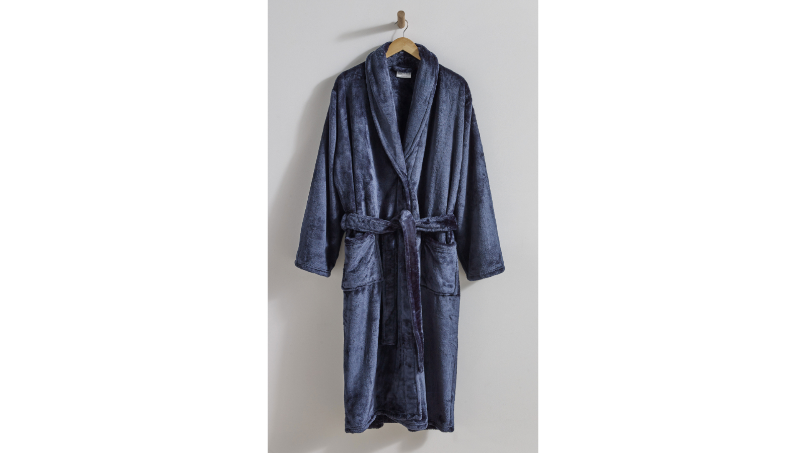 L'Avenue Essential Silk Touch Denim Bathrobe - Large/Extra Large
