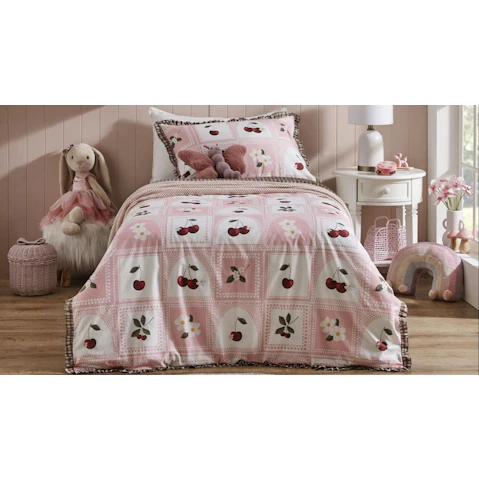 Fiora Quilt Cover Set - Single