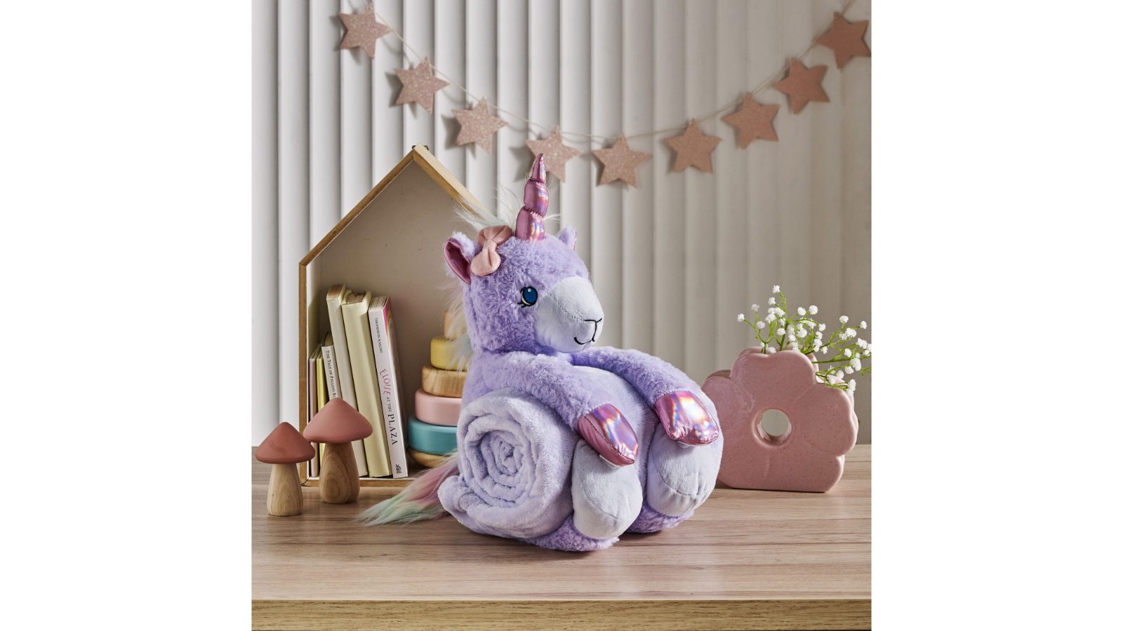 Sparkle Unicorn Toy Blanket