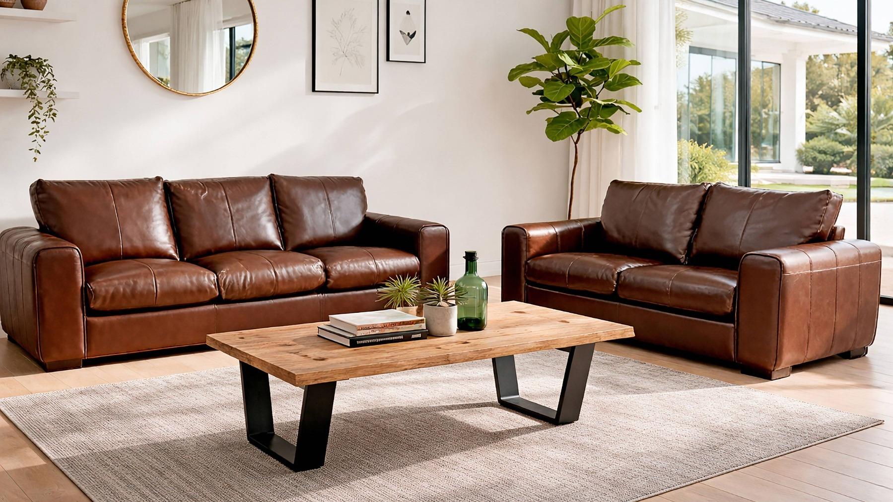 Morgan Leather Sofa