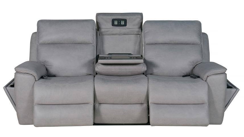 Mercer Leather Recliner Sofa