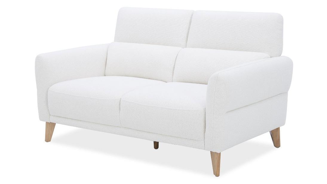 Muse 2.5-Seater Fabric Sofa - Seashell