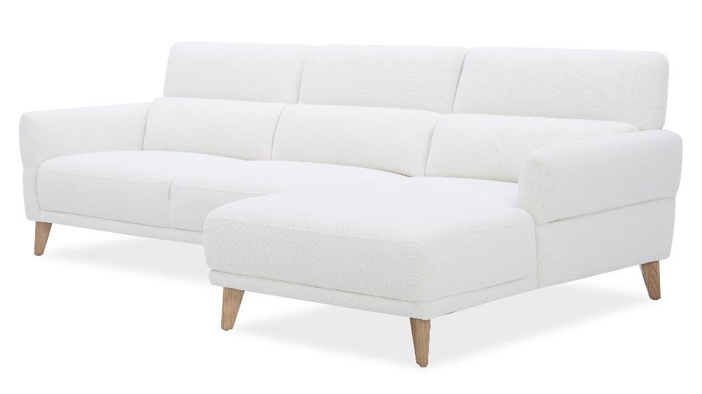 Muse 3-Seater Sofa with Right-Hand Facing Chaise - Seashell