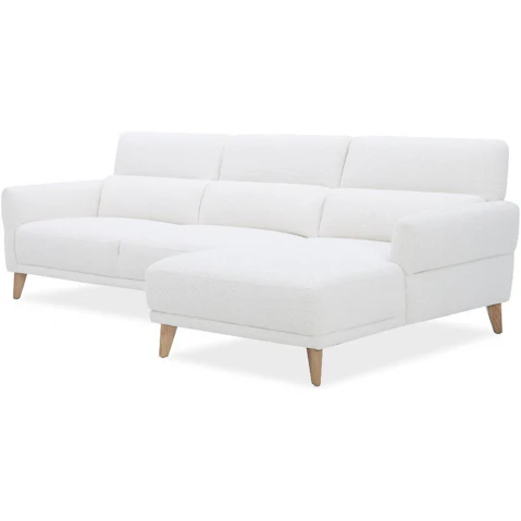 Muse 3-Seater Sofa with Right-Hand Facing Chaise - Seashell
