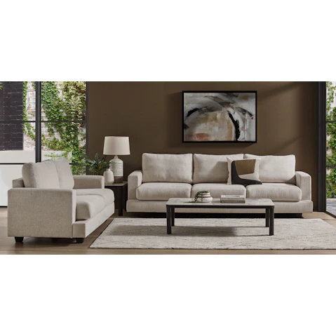 Aurora 2-Piece Fabric Lounge Suite