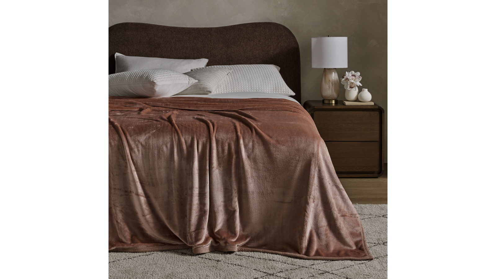 L'Avenue Lifestyle Nordic Luxe Clay Blanket - Queen/King