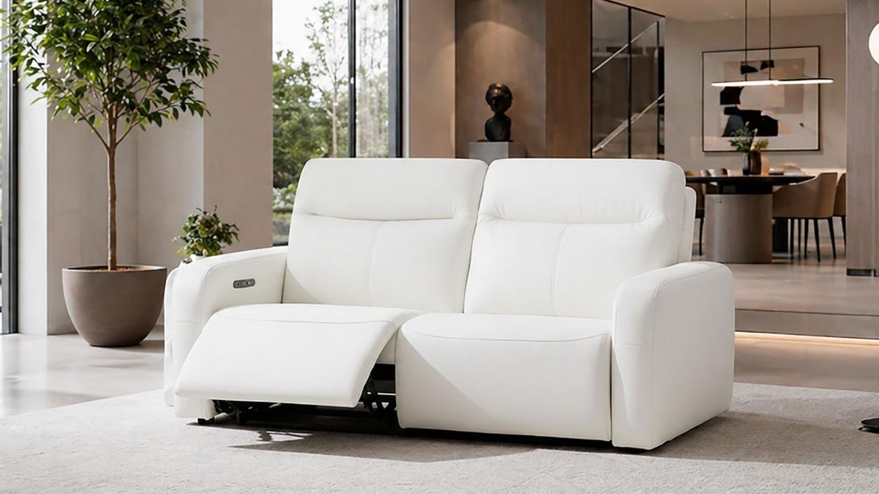 Billie 2.5-Seater Leather Recliner Sofa