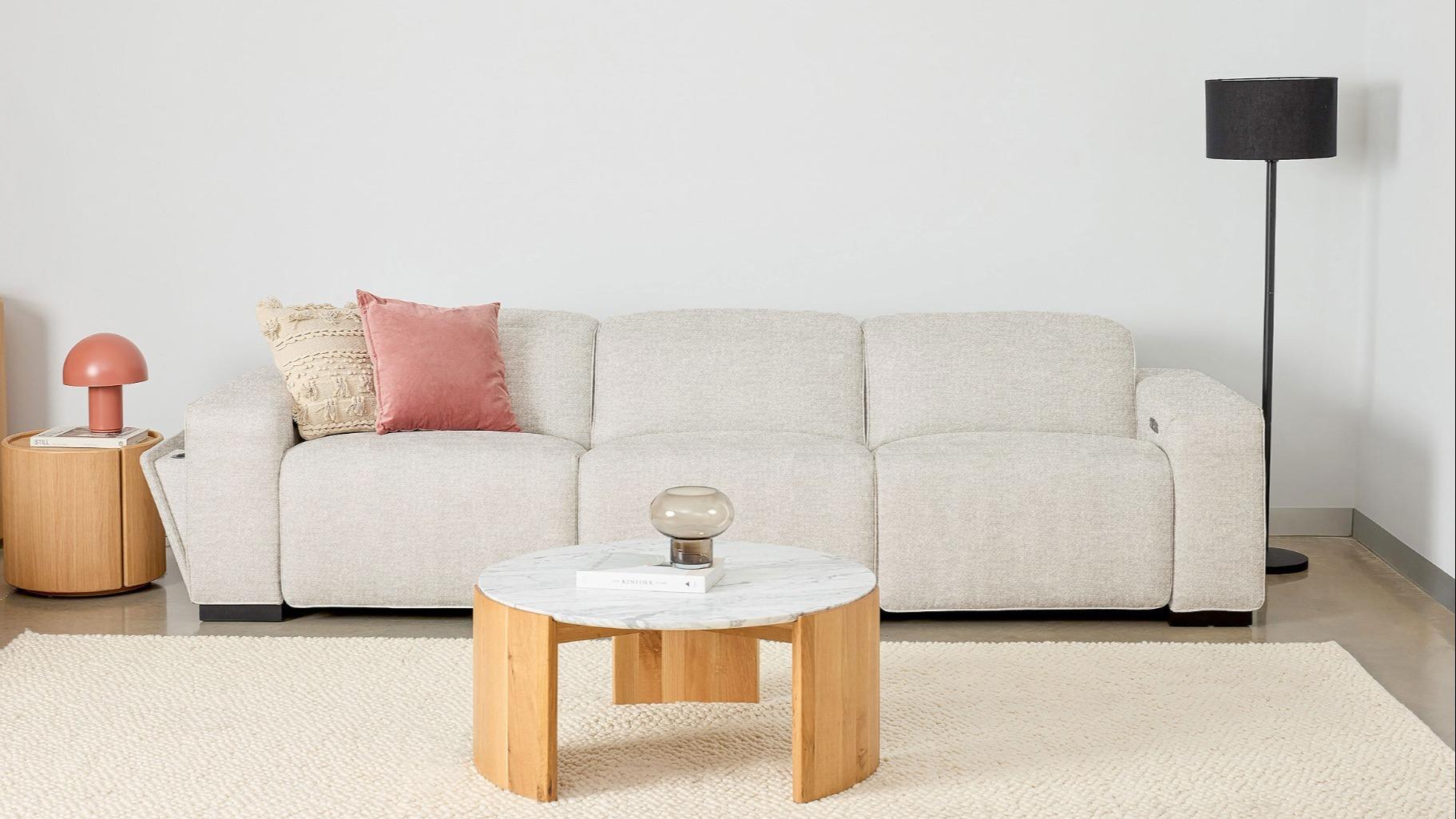 Dakota 3.5-Seater Fabric Recliner Sofa