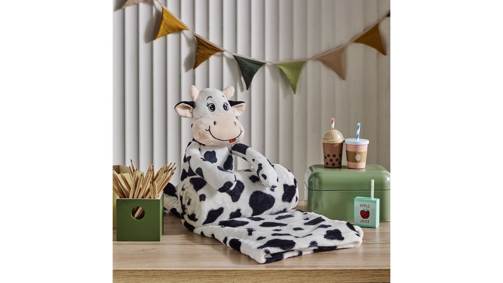 Dotti Cow Toy Blanket