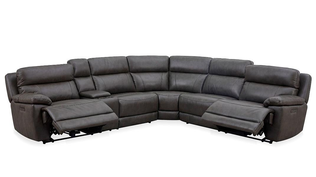 Goliath 6-Piece Leather Corner Modular Sofa