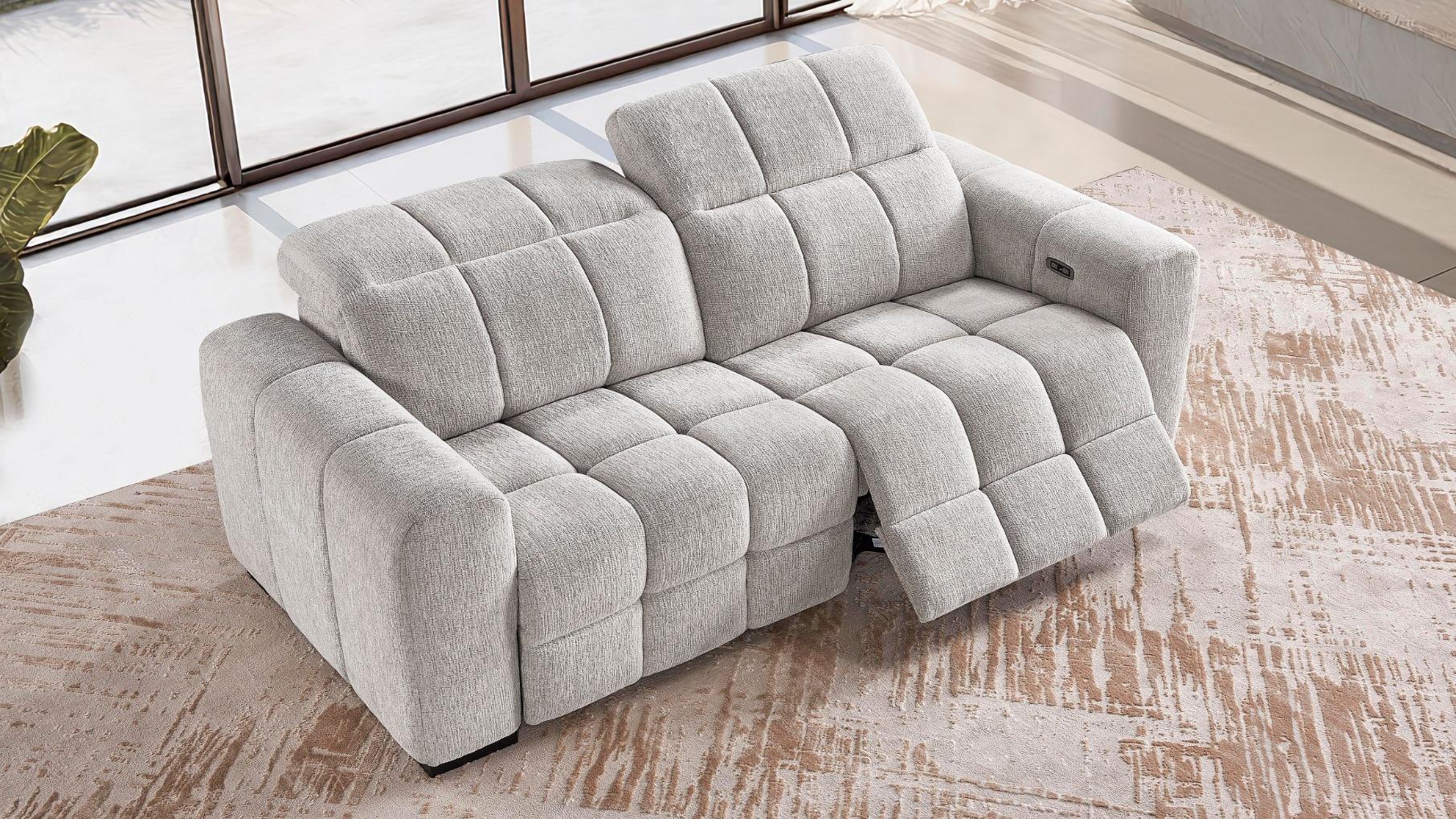Catania 2-Seater Fabric Recliner Sofa
