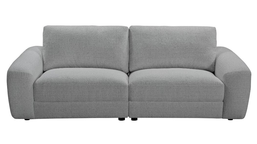 Cozy 2-Seater Fabric Sofa - Oyster