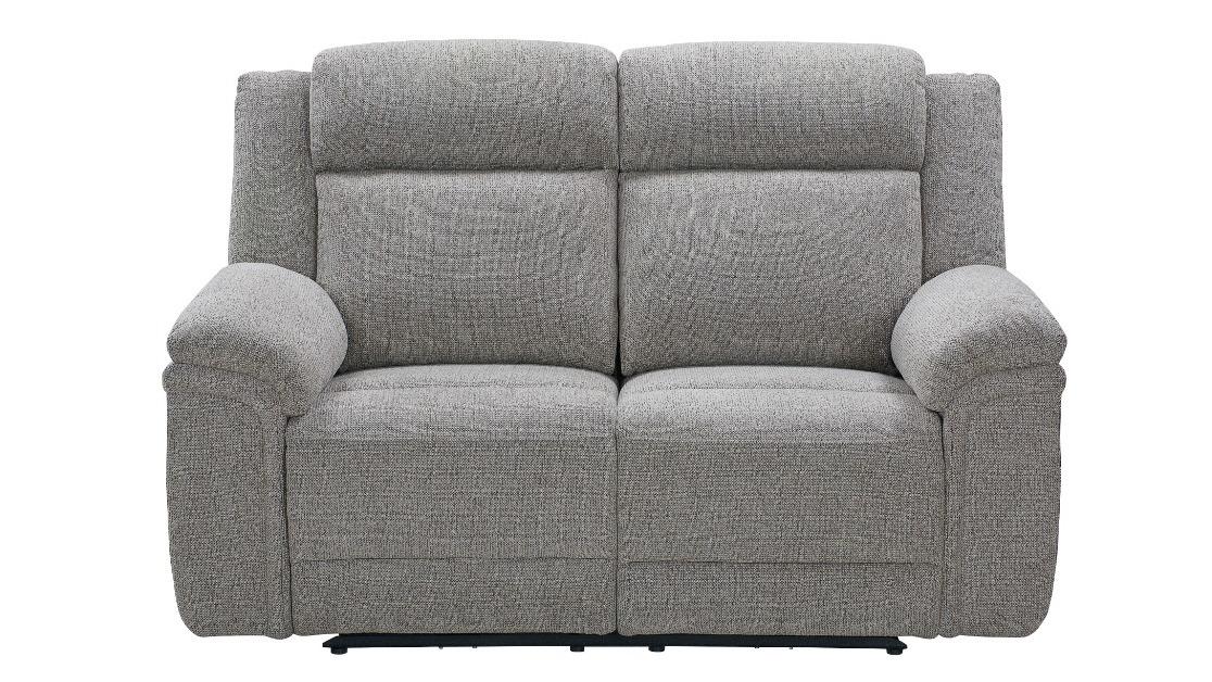 Stirling 2-Seater Fabric Powered Recliner Sofa - Dove