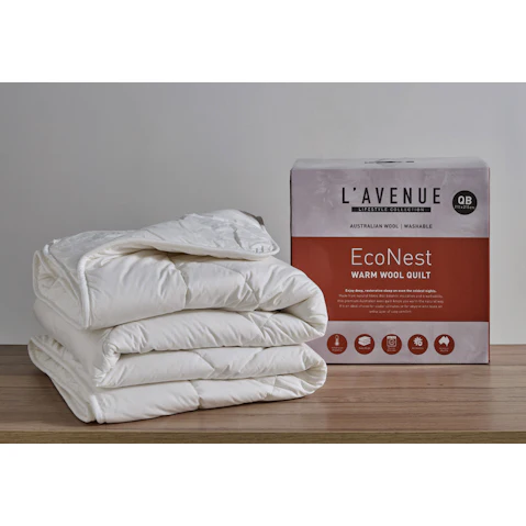 L'Avenue Lifestyle Econest 500gsm Aus Wool Quilt