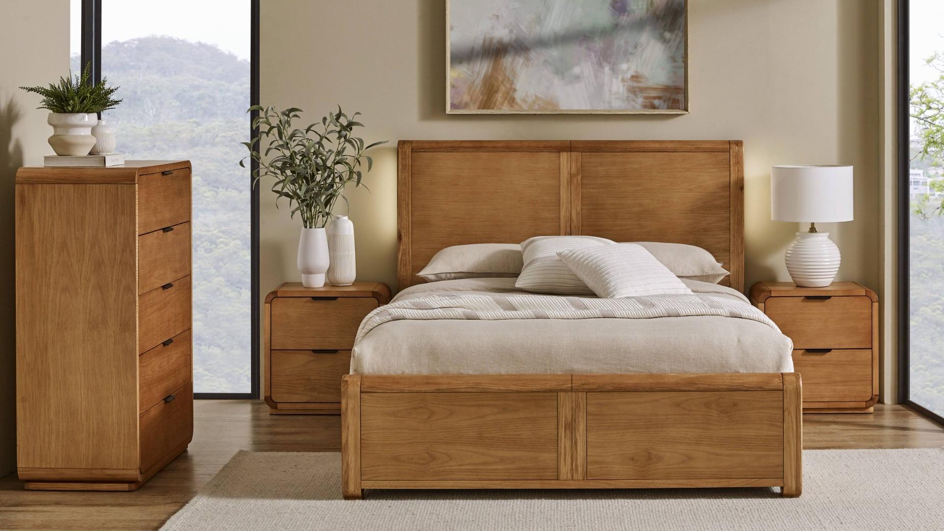 Harper Gas Lift Bed - Queen