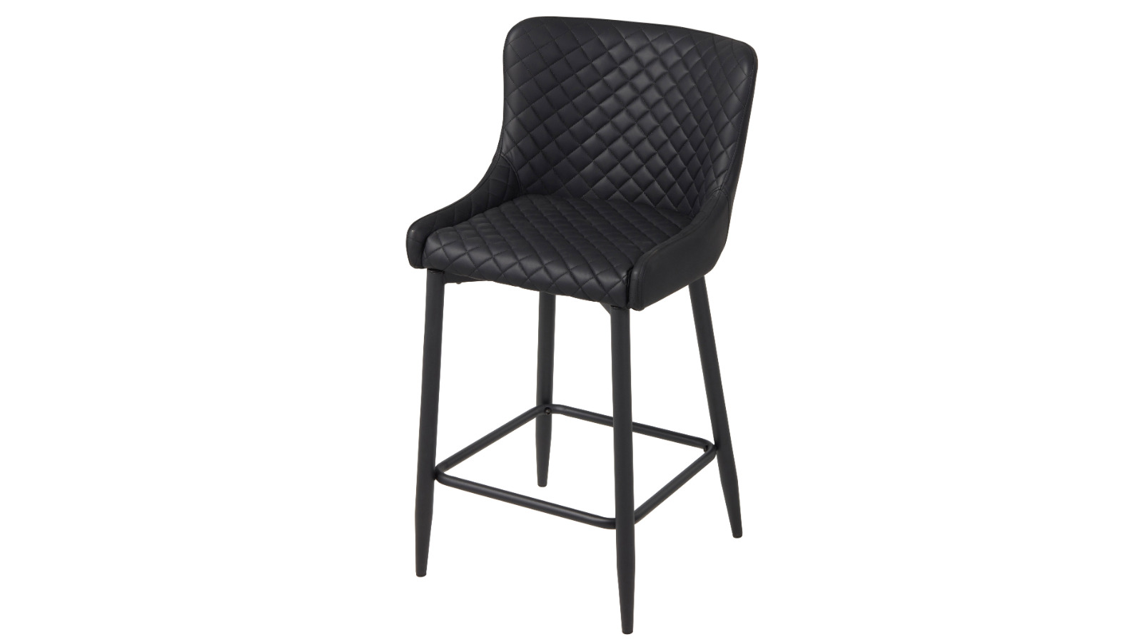 Avalon PU Bar Stool - Black