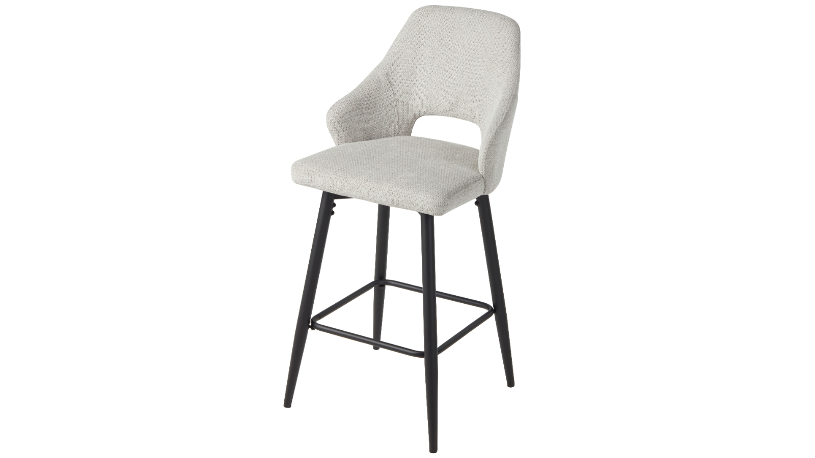 Regalia Fabric Bar Stool - Grey
