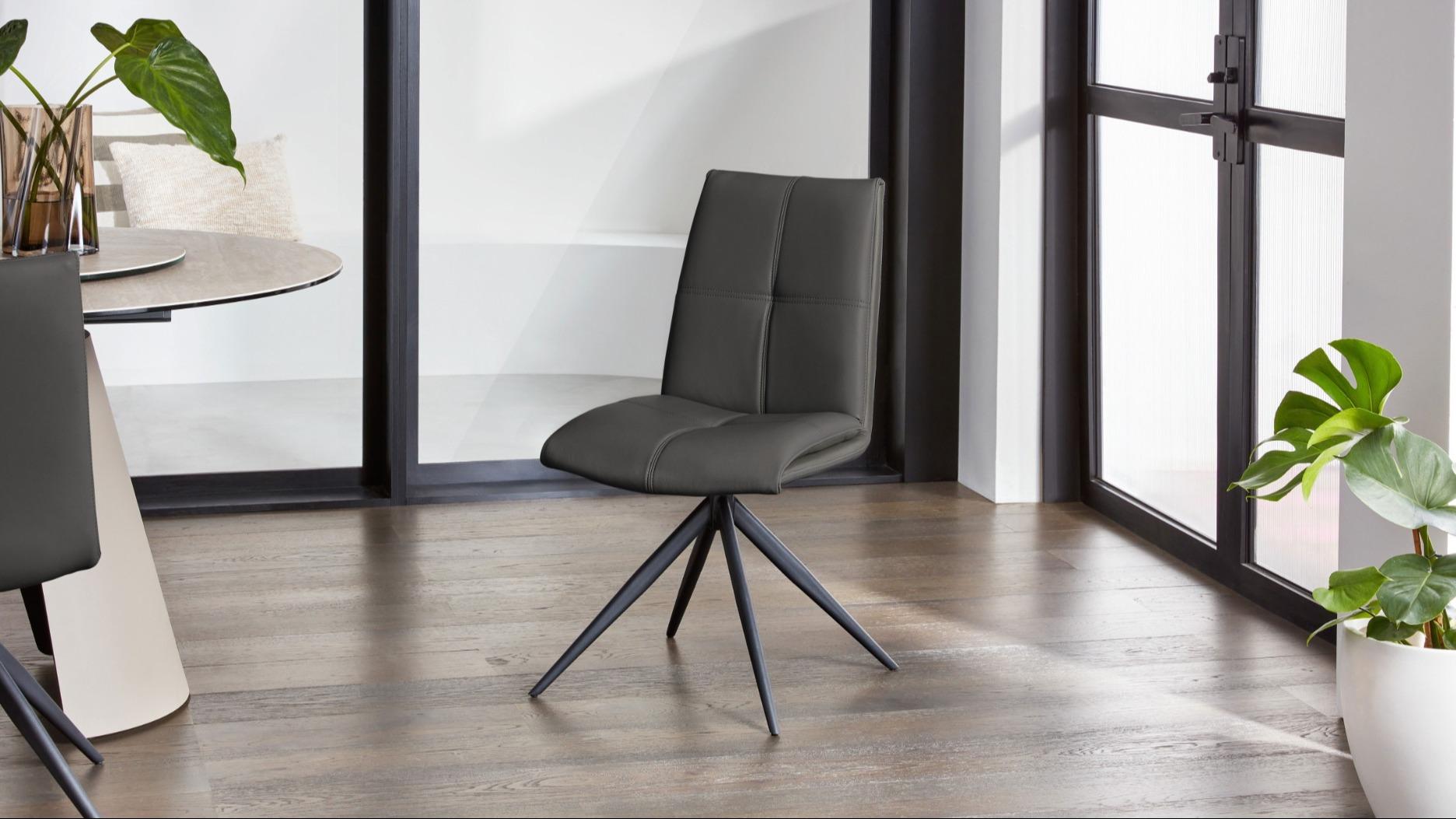 Elysian Swivel Dining Chair - Grey