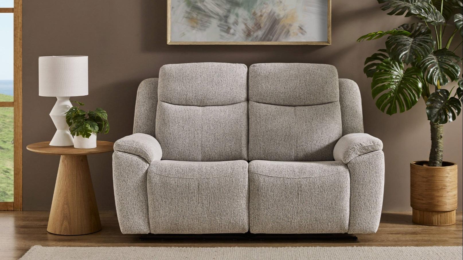 Oasis Fabric Powered Recliner Sofa