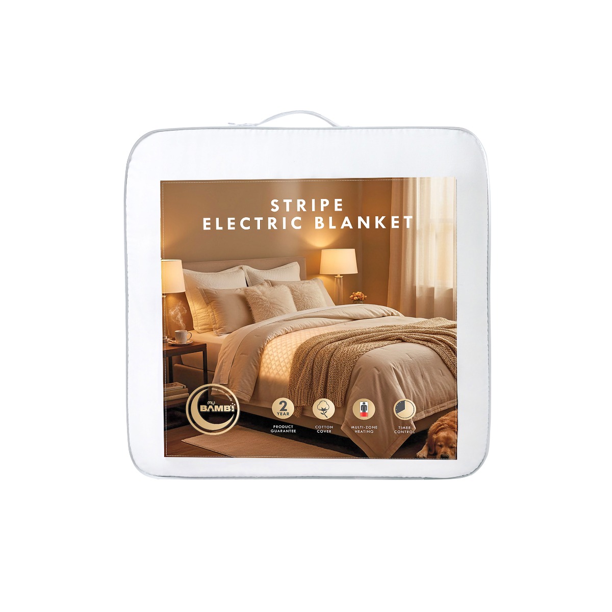 Bambi Stripe Electric Blanket