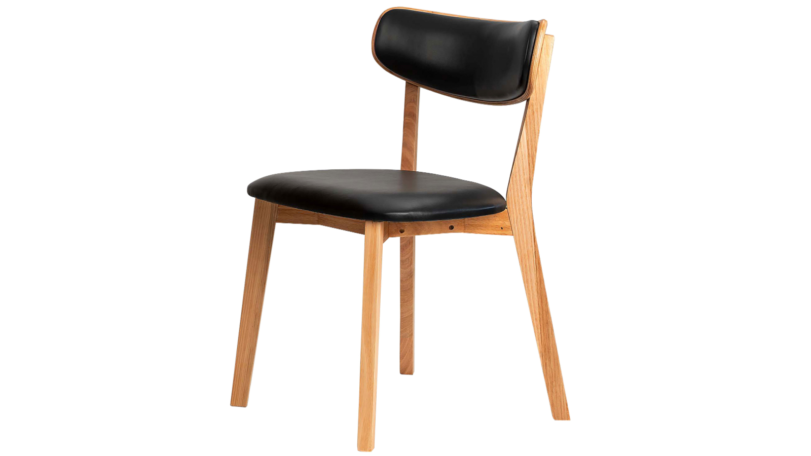 Sochi Leather Dining Chair - Black