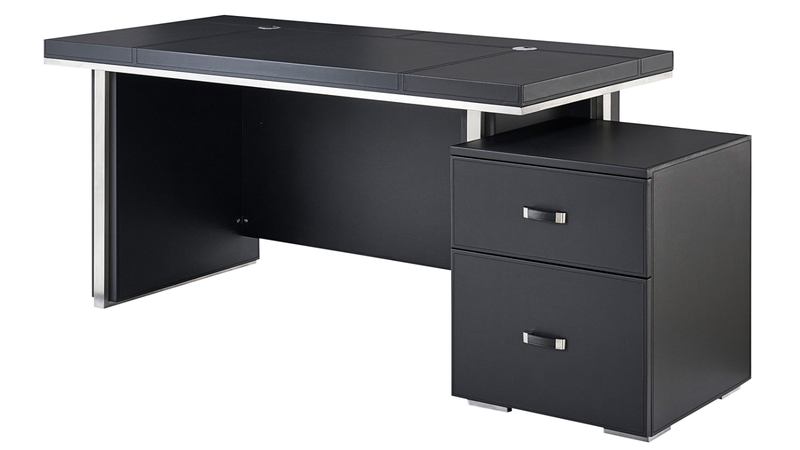 New York Office Desk with Mobile Cabinet