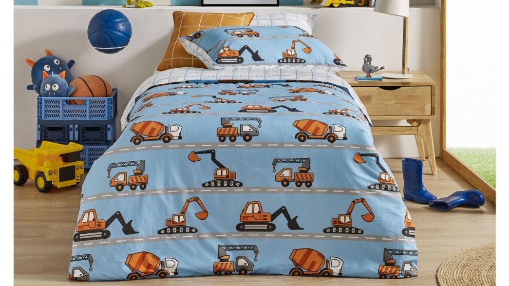 Benji Machines Quilt Cover Set - Queen