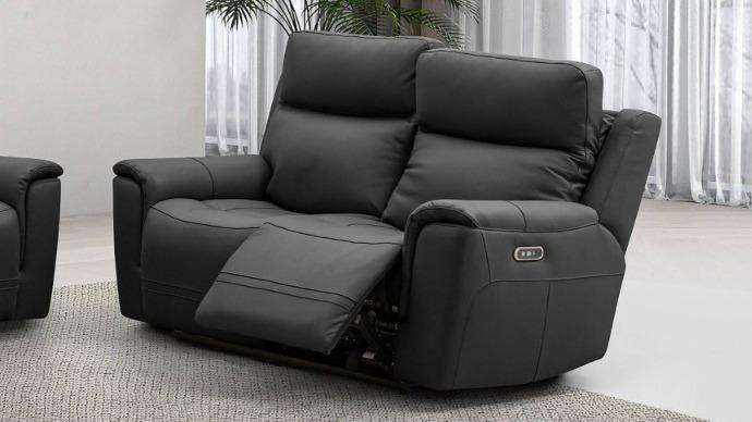 Ester 2-Seater Leather Powered Recliner Sofa