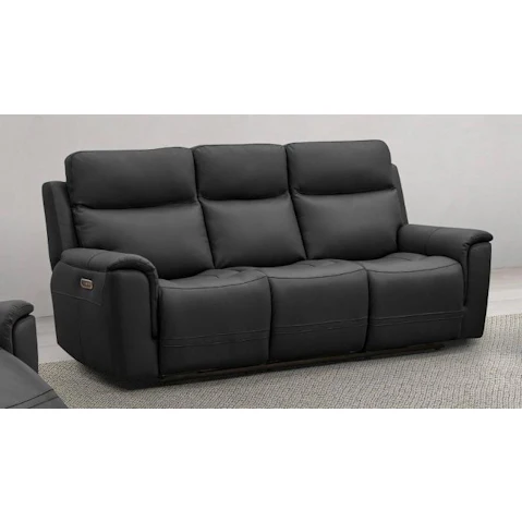 Ester 3-Seater Leather Powered Recliner Sofa
