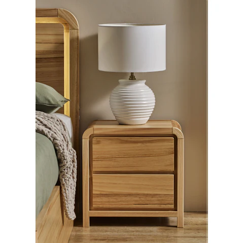 Ellen 2-Drawer Bedside Table