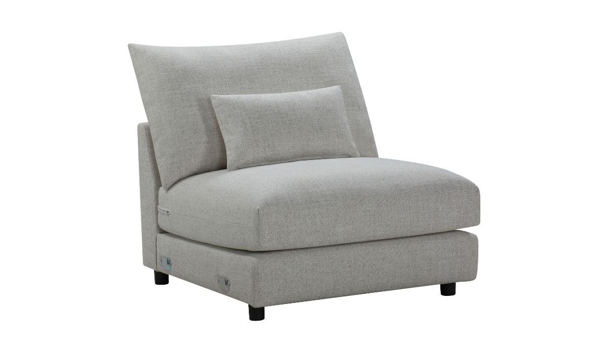 Monique Fabric Armless Chair