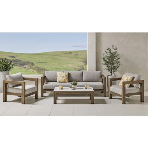 Kaman 4-Piece Outdoor Lounge Setting