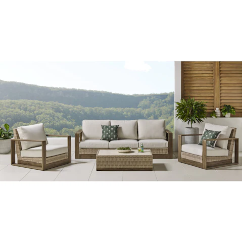 Karibu 4-Piece Outdoor Lounge Setting