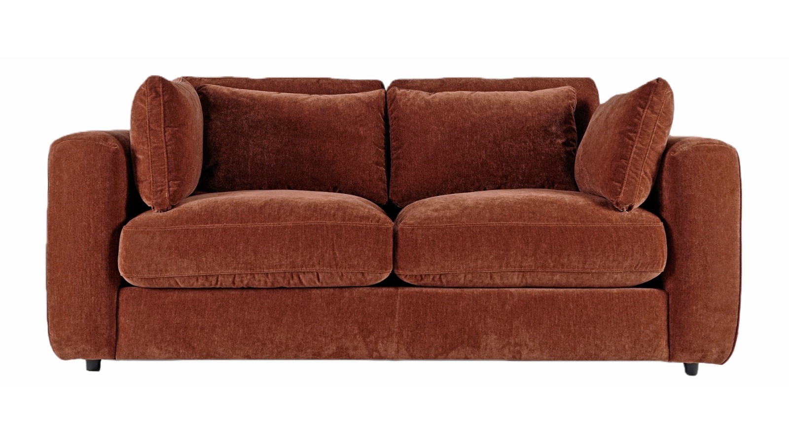 Hydra 2-Seater Fabric Sofa - Cedar