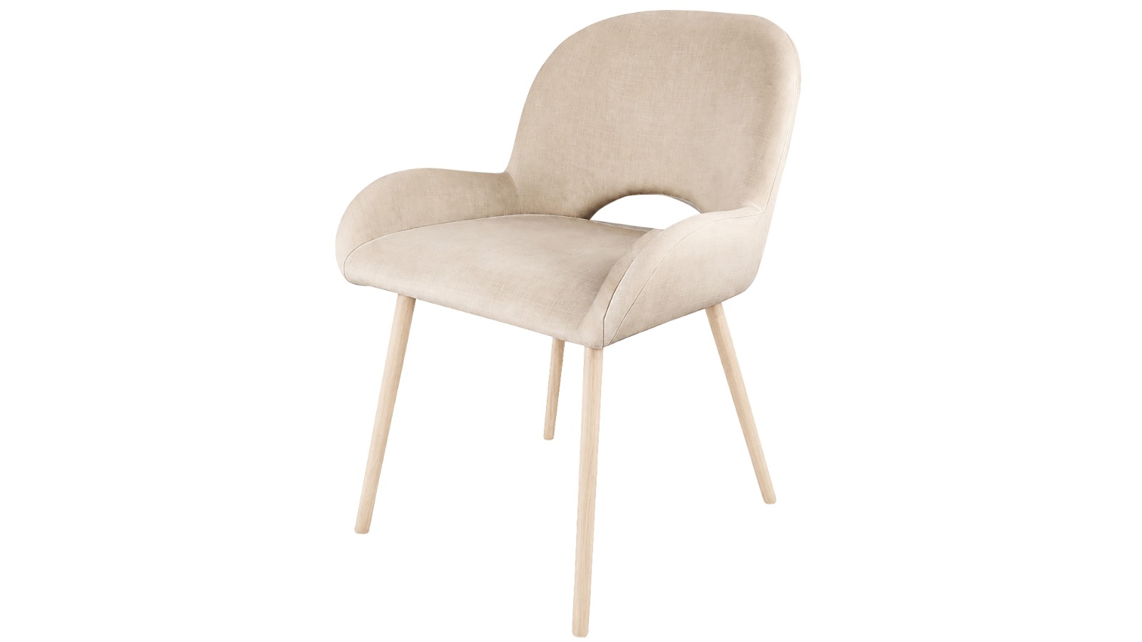 Tulip Fabric Dining Chair