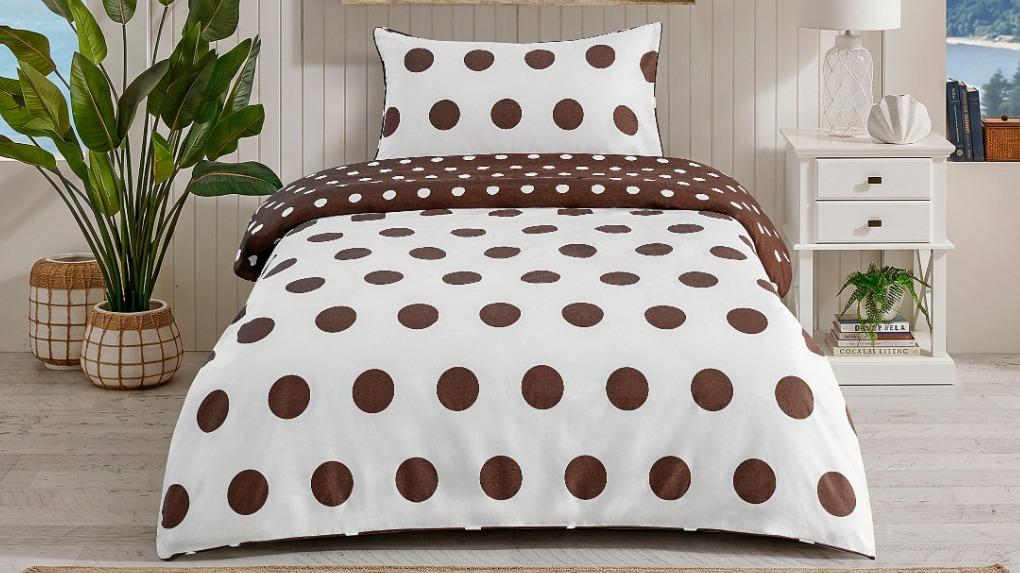 L'Avenue Essential Polka Dot Coco Quilt Cover Set - Single