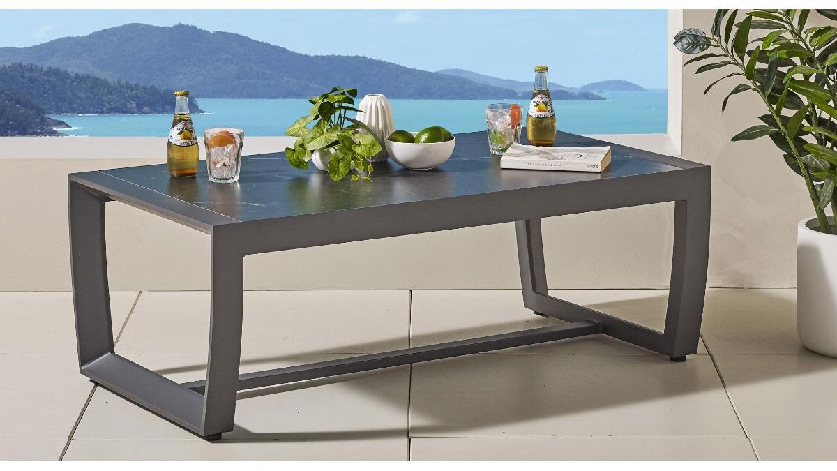 Cerez Outdoor Coffee Table - Graphite