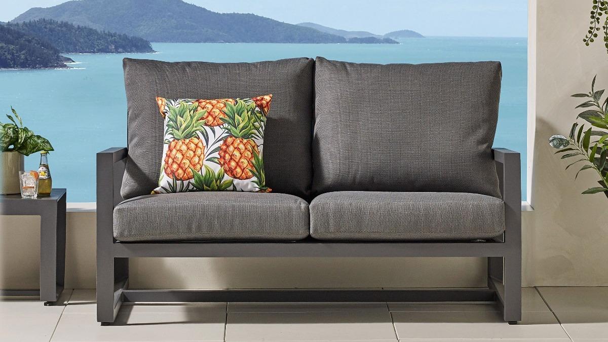 Cerez 2-Seater Outdoor Sofa - Graphite