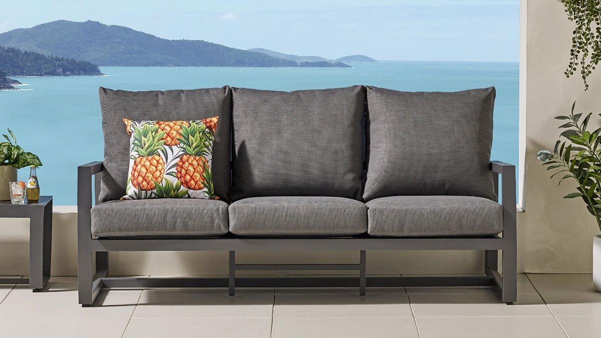 Cerez 3-Seater Outdoor Sofa - Graphite