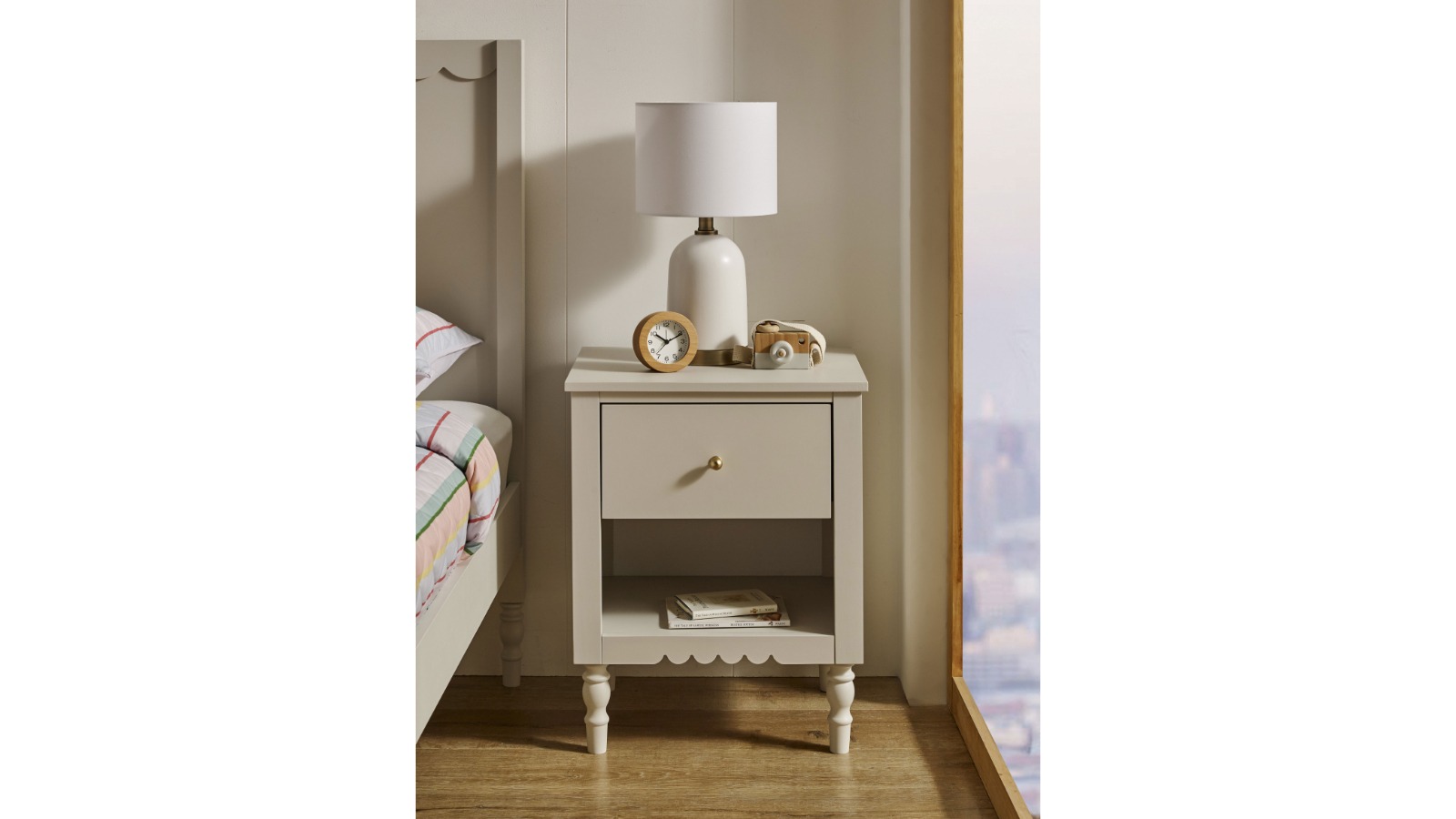 Candy 1-Drawer Bedside Table