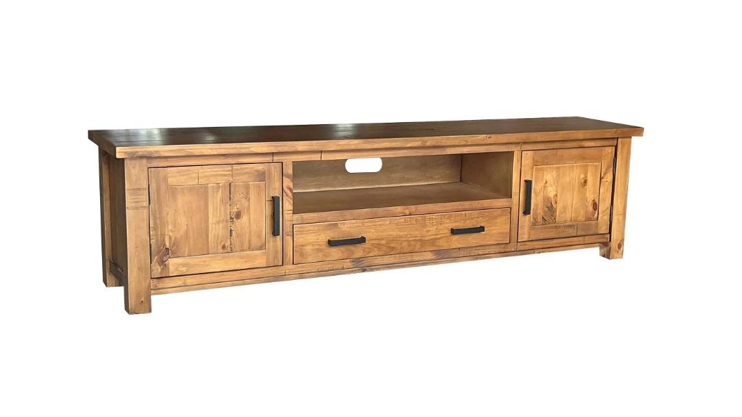 Cobar Aged Ash TV Unit - 207cm