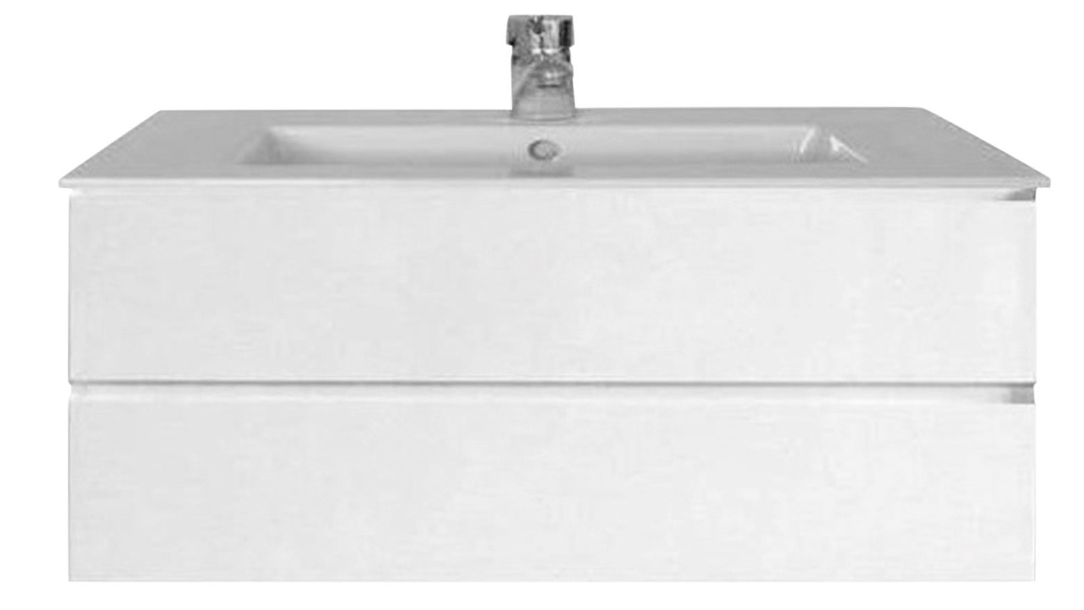 Ledin Havana 750mm Ensuite Drawer Unit Wall Hung Vanity Harvey Norman