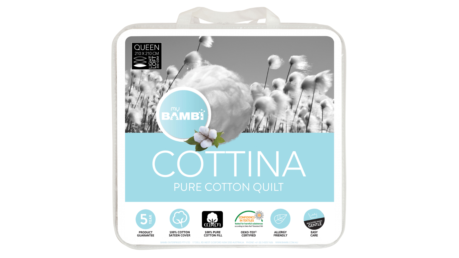 Cottina All Cotton Single Quilt