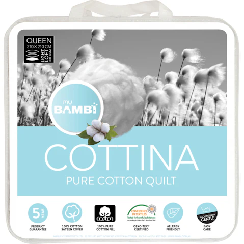 Cottina All Cotton Single Quilt