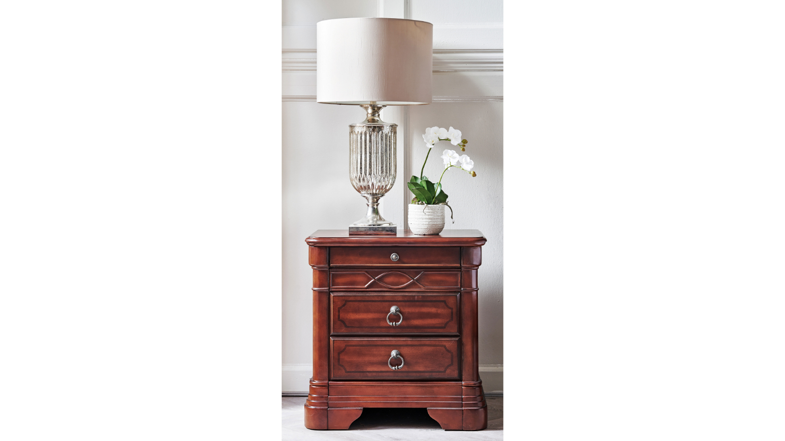 Orlando 3-Drawer Bedside Table