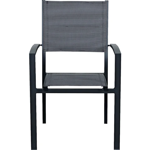 Bonnie Outdoor Gunmetal Dining Chair