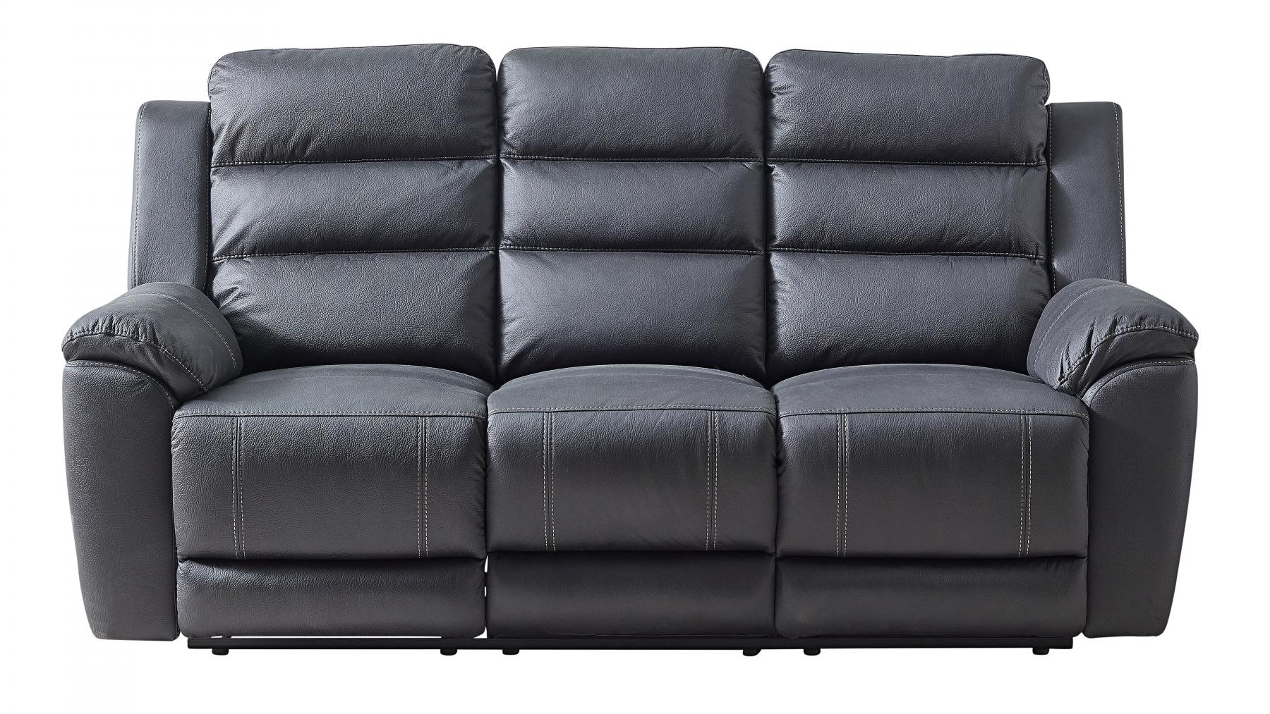 Loafer 3-Seater Fabric Recliner Sofa